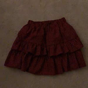 Shein plaid mini skirt